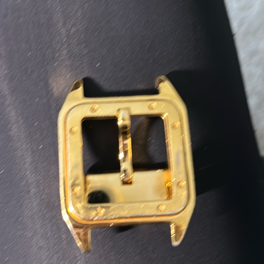 Cartier gold belt buckle